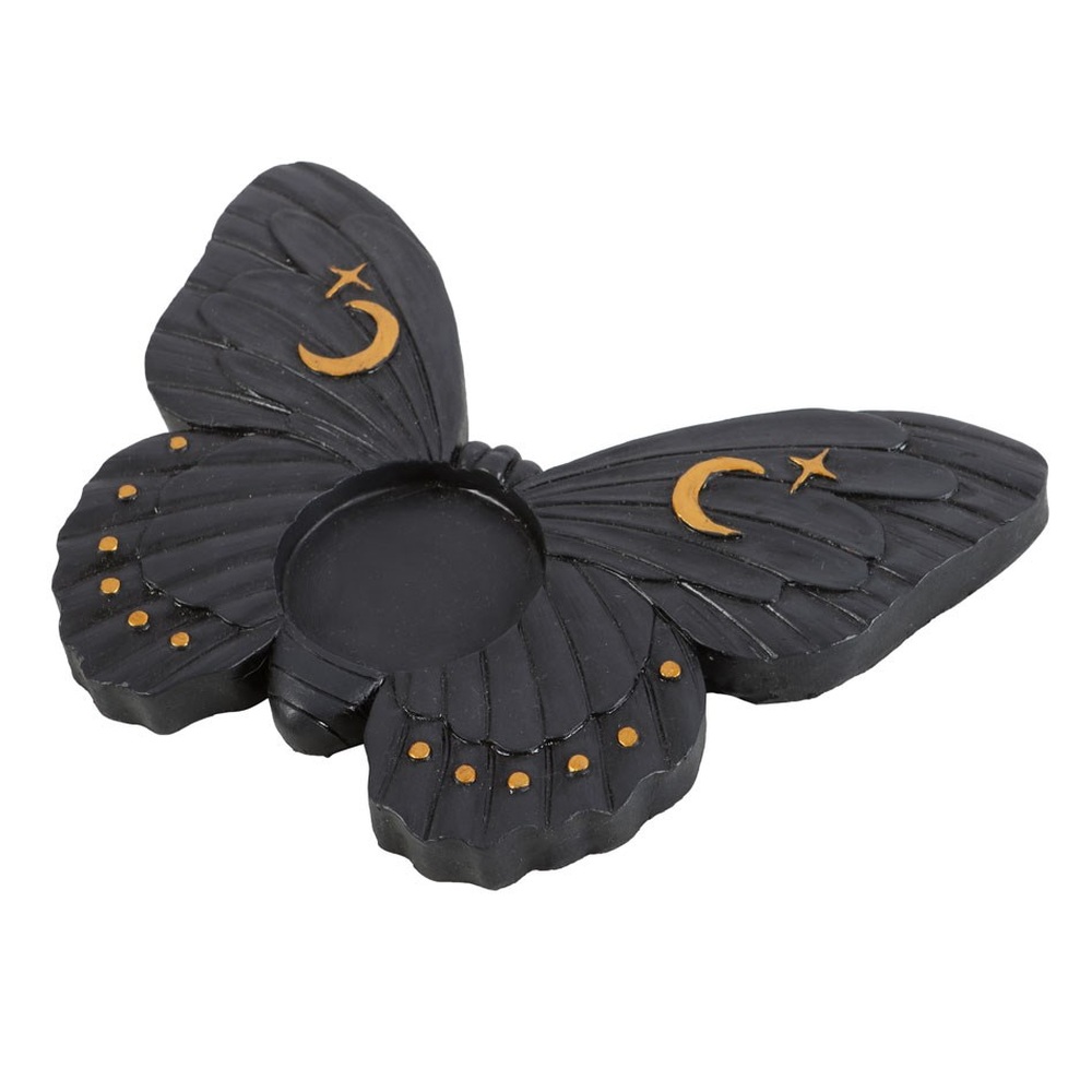 Something Different - Black Moth Teelichthalter - Schwarz